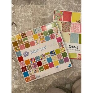 KI Memories Fancy Free & ColorBok Delilah 12x12 Scrapbook Paper Pad Bundle